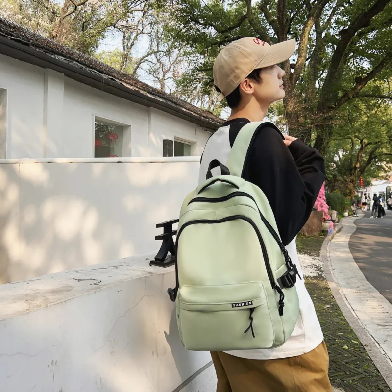 Parker Bear Nylon Backpack Unisex Multicolor-19