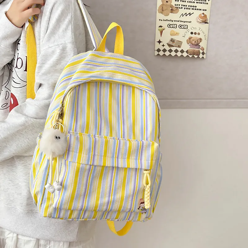 Parker Bear Nylon Backpack Women's Multicolor-4