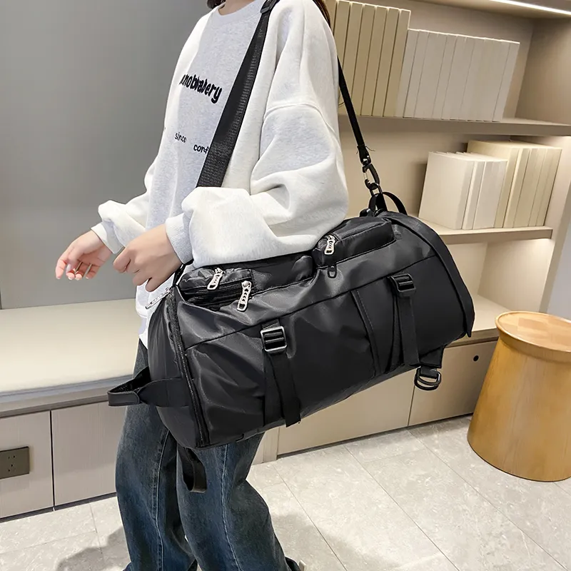 Parker Bear Oxford Outdoor Hiking Bag Backpack Regular Unisex Multicolor-32