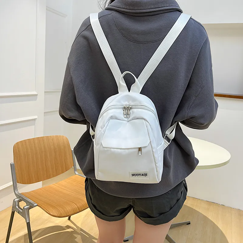 Parker Bear Canvas Carry Backpack Regular Unisex Black/White/Ecru/Pink/Blue/Burgundy-10