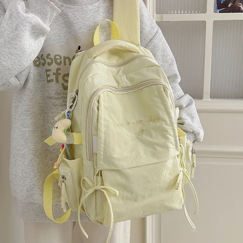 Parker Bear Nylon Backpack Regular Unisex Multicolor-11