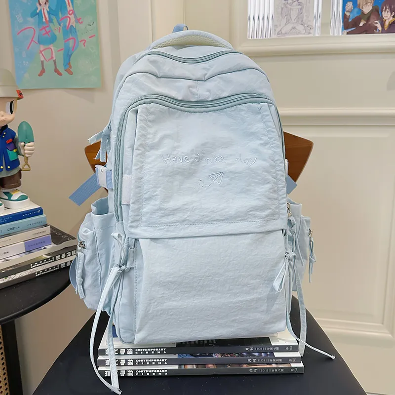 Parker Bear Nylon Backpack Regular Unisex Multicolor-19