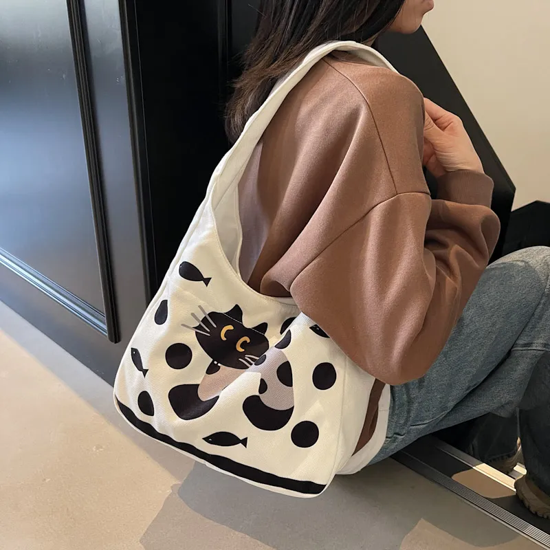 Parker Bear Canvas Handbag Unisex Multicolor-7