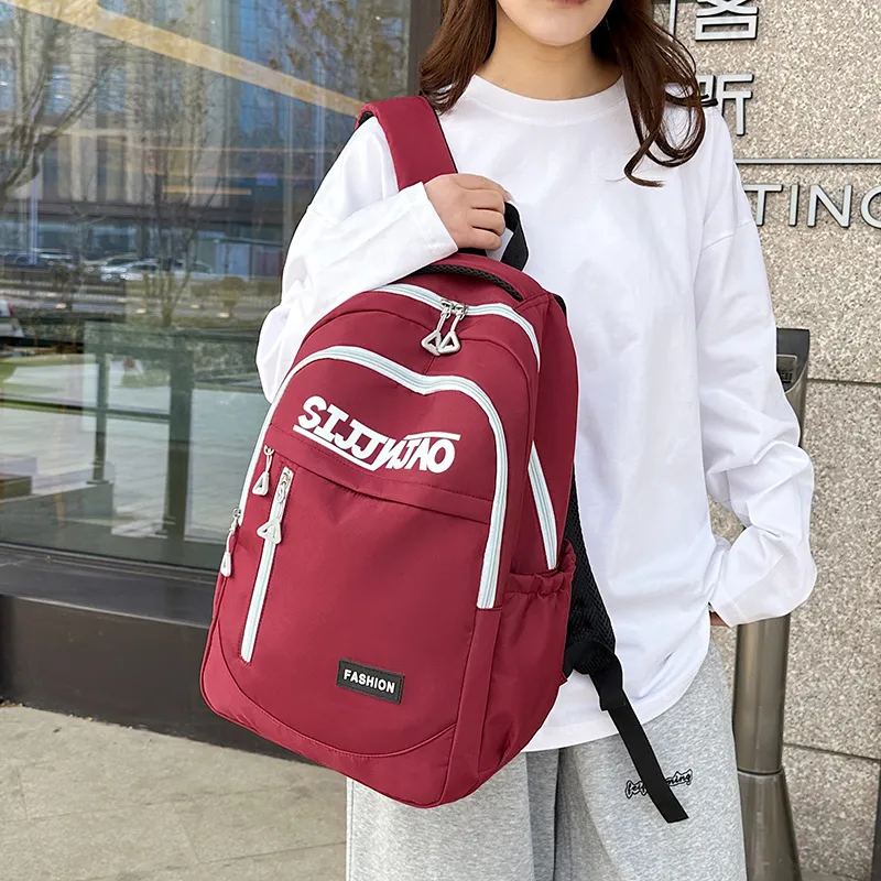 Parker Bear Nylon Minimalist Style, Elegant, All Multicolor Regular Unisex Pink, Burgundy, Blue, Black-15