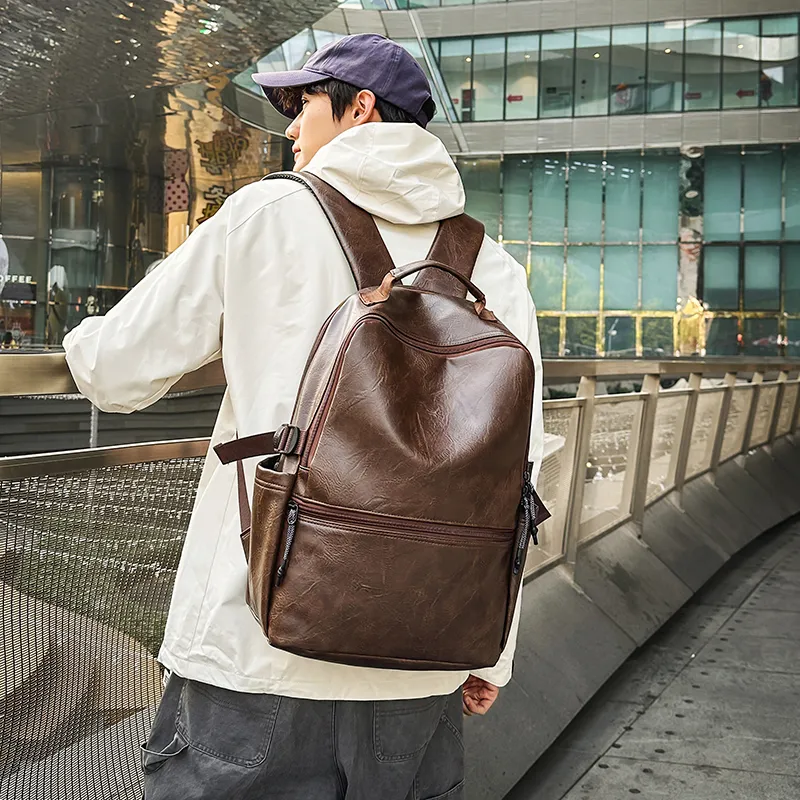 MingLu PU Backpack Regular Unisex Multicolor-8