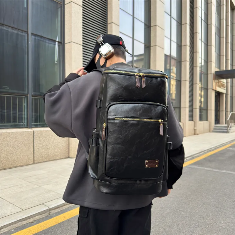 MingLu PU Backpack Unisex Multicolor-8