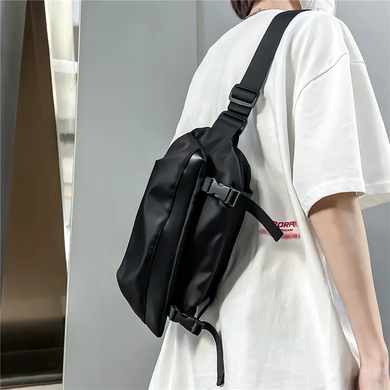 MingLu Microfiber Adjustable Strap Solid Color College Style Elegant Model Unisex-5