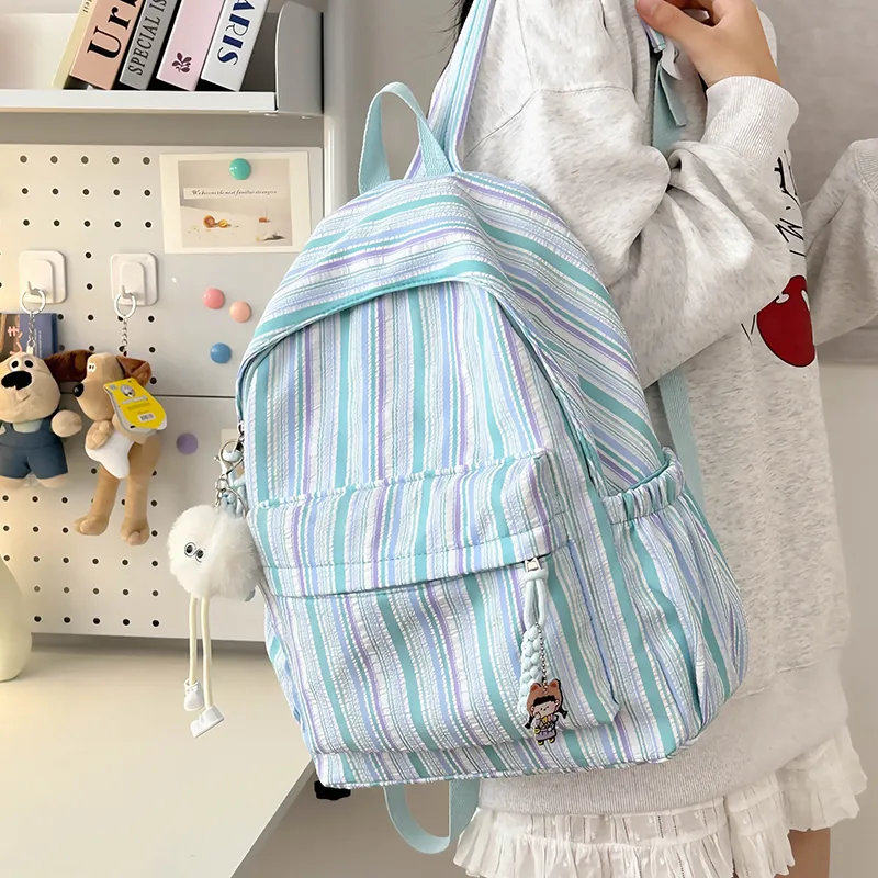 Parker Bear Nylon Backpack Women's Multicolor-13