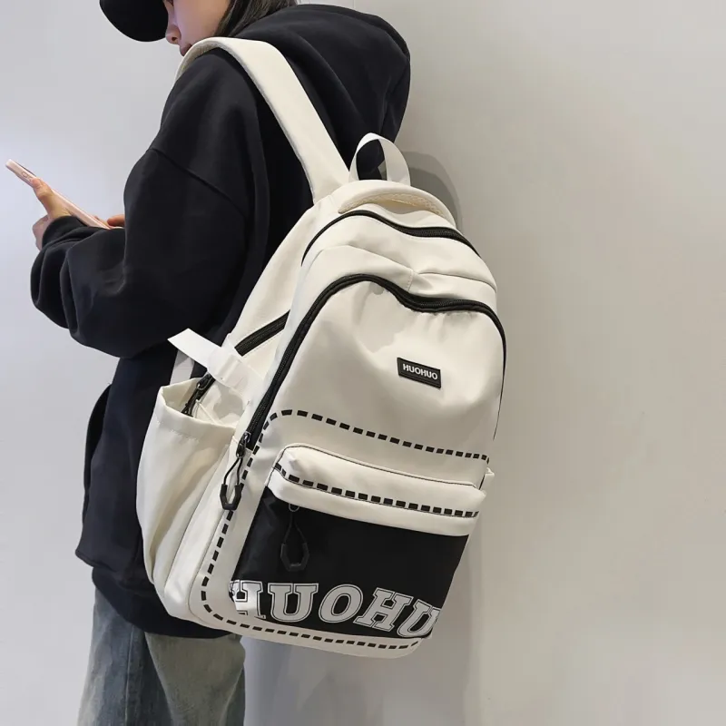 Parker Bear Nylon Backpack Unisex Multicolor-5