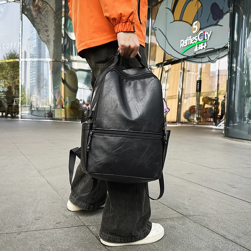 MingLu PU Backpack Regular Unisex Multicolor-5
