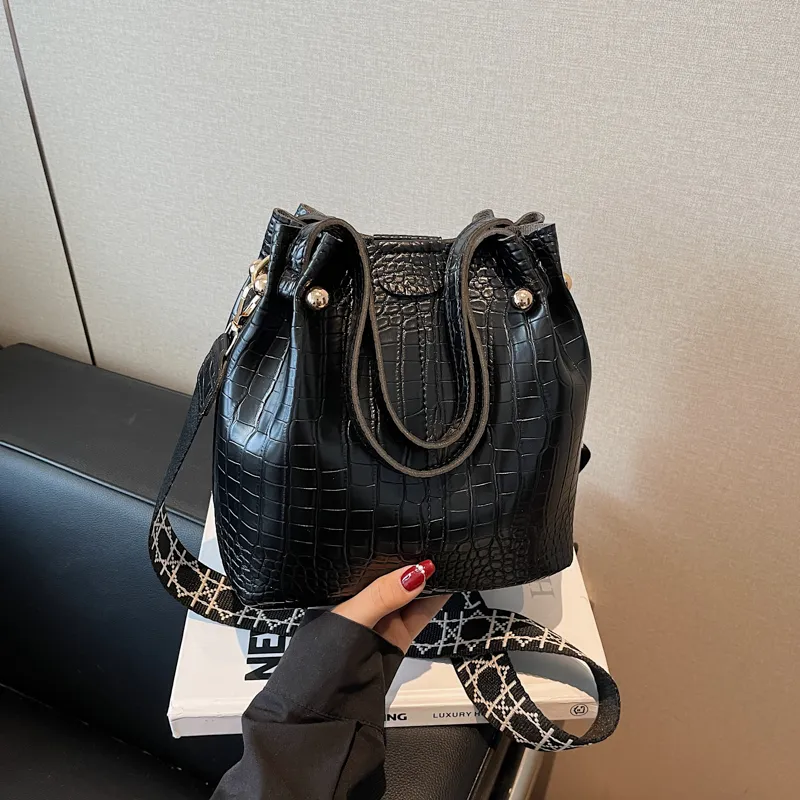 MingLu PU Bucket Bag, One Shoulder Handbag Women's Multicolor-6