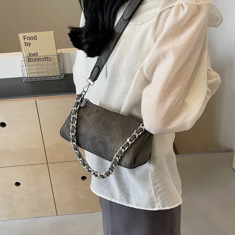 MingLu PU Handbag Shoulder Bag Crossbody Bag Women's Dark Tea/Pink/Blue/Khaki-4