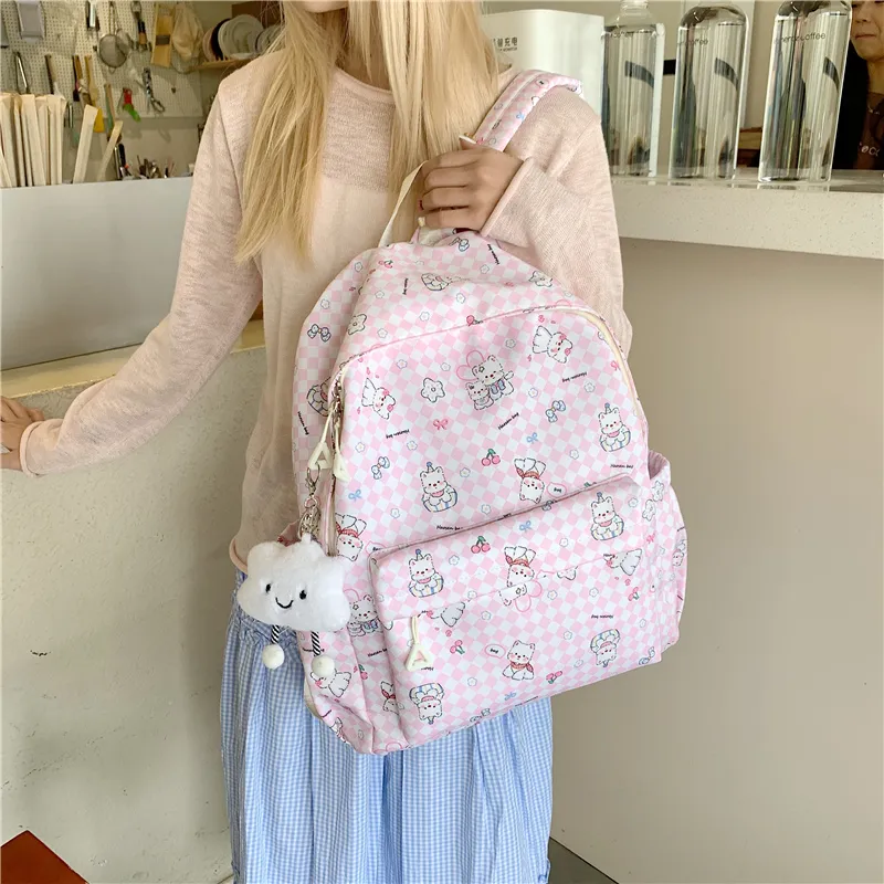 Parker Bear Oxford Backpack Unisex Multicolor-19