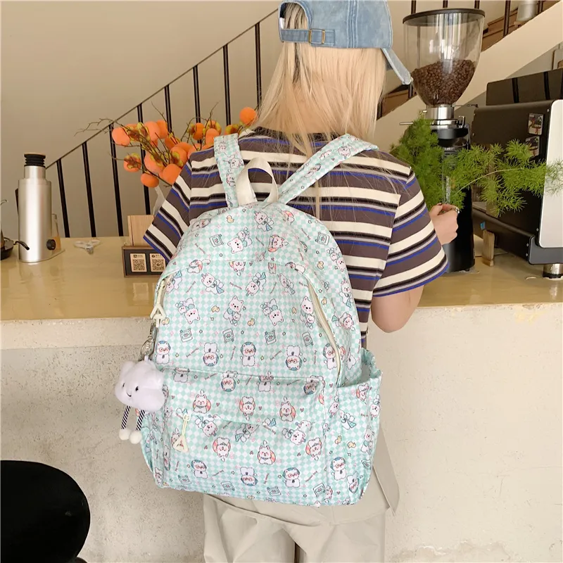 Parker Bear Oxford Backpack Unisex Multicolor-10