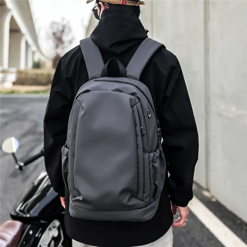 MingLu Membrana Dermalis Solid Color Minimalist Style Elegance Versatile Style Men's-12