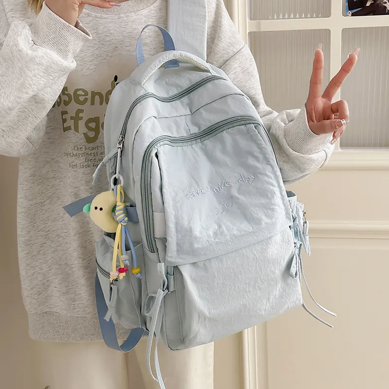 Parker Bear Nylon Backpack Regular Unisex Multicolor-21