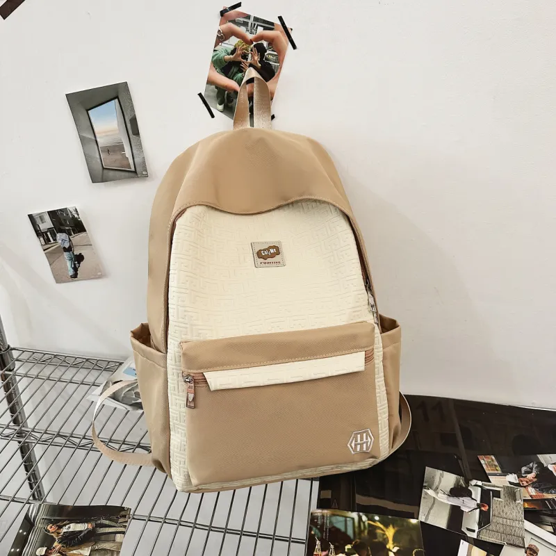 Parker Bear Nylon Backpack Unisex Multicolor-15