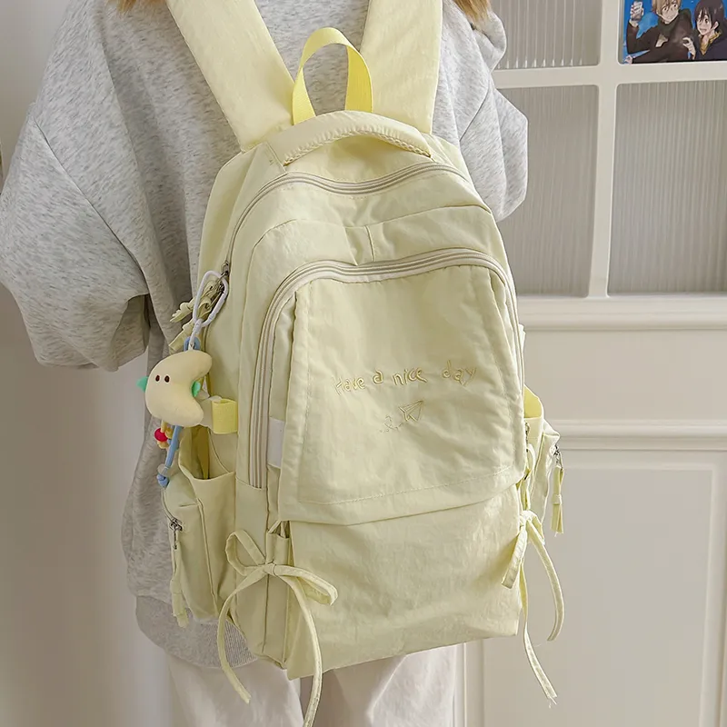 Parker Bear Nylon Backpack Regular Unisex Multicolor-8
