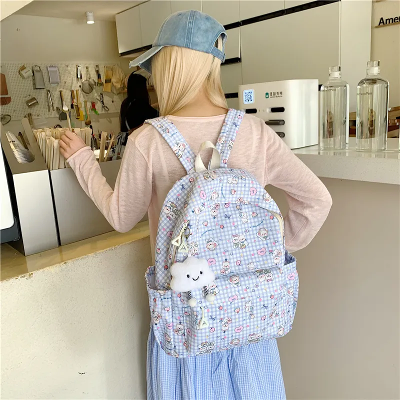 Parker Bear Oxford Backpack Unisex Multicolor-16
