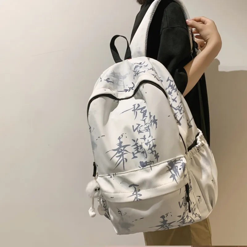 MingLu Nylon Backpack Unisex Multicolor-4