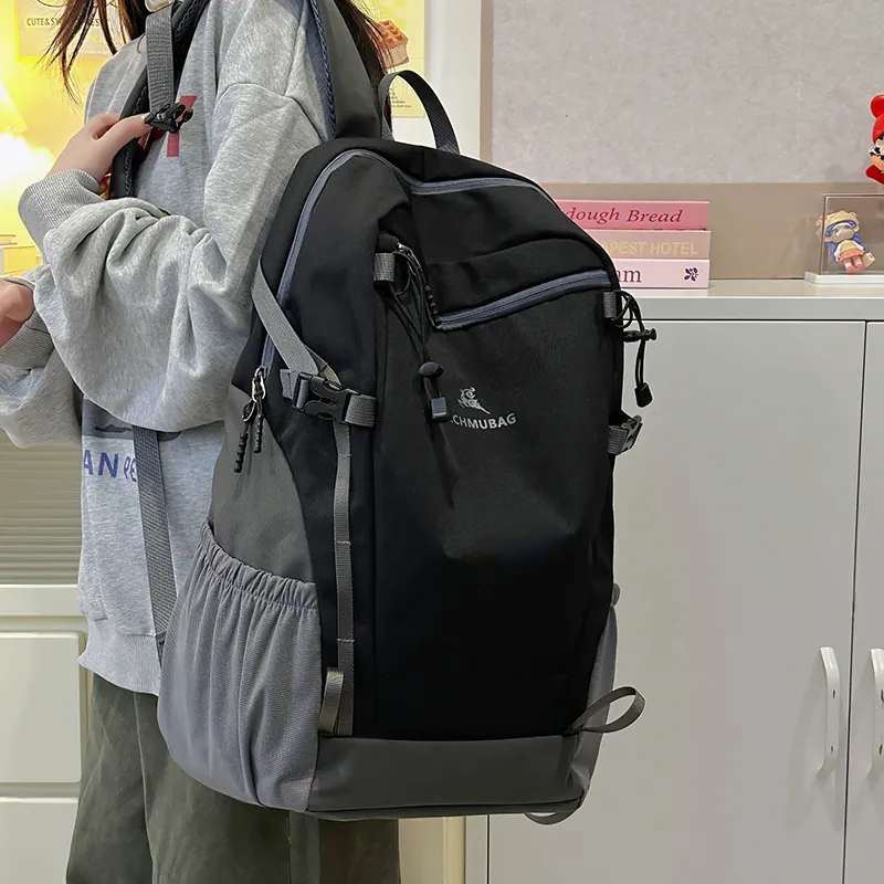 MingLu Nylon Backpack Unisex Multicolor-2