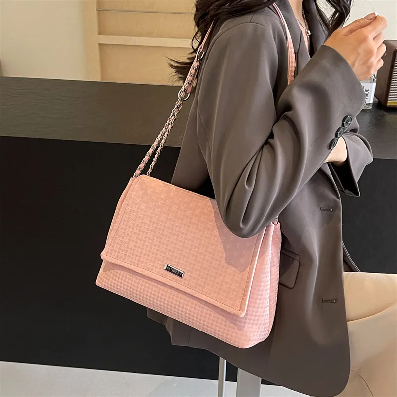 MingLu Pu Handbag, Shoulder Bag Women's Green/Black/Ecru/Pink-15