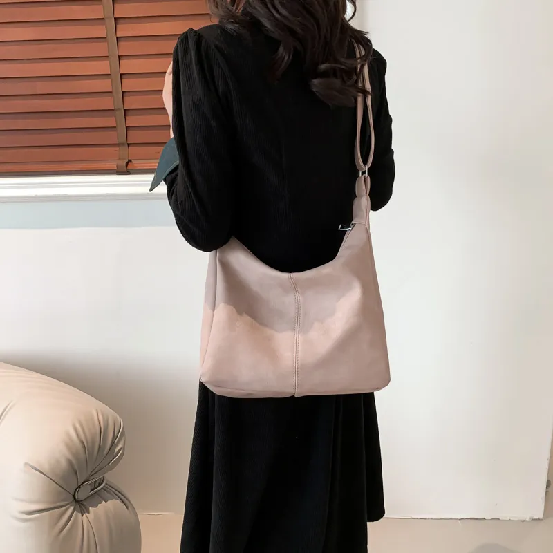 MingLu PU Shoulder Bag Crossbody Bag Regular Unisex White/Khaki/Black/Coffee/Pink-23