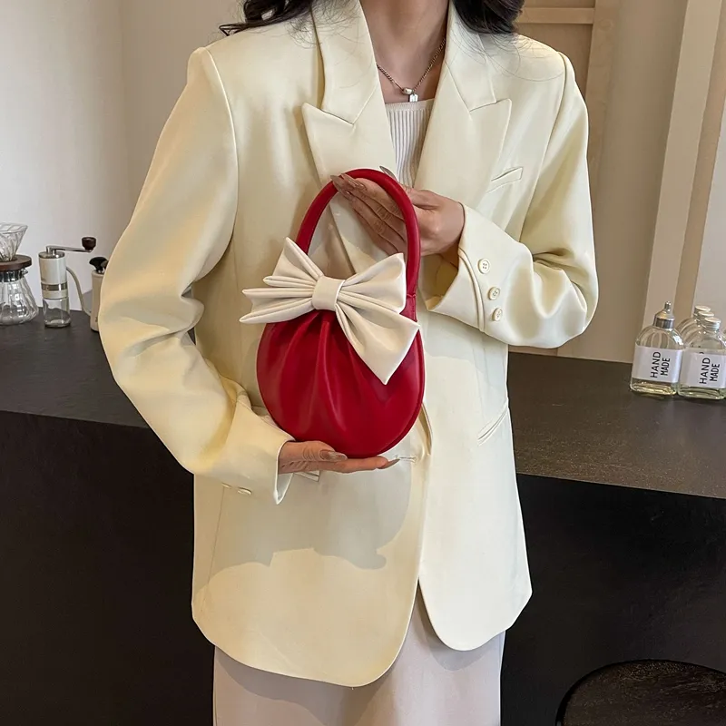 MingLu PU Handbag Regular Women's Red-2