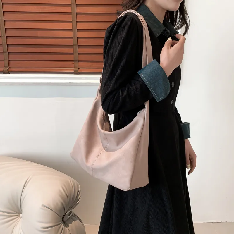 MingLu PU Shoulder Bag Crossbody Bag Regular Unisex White/Khaki/Black/Coffee/Pink-18