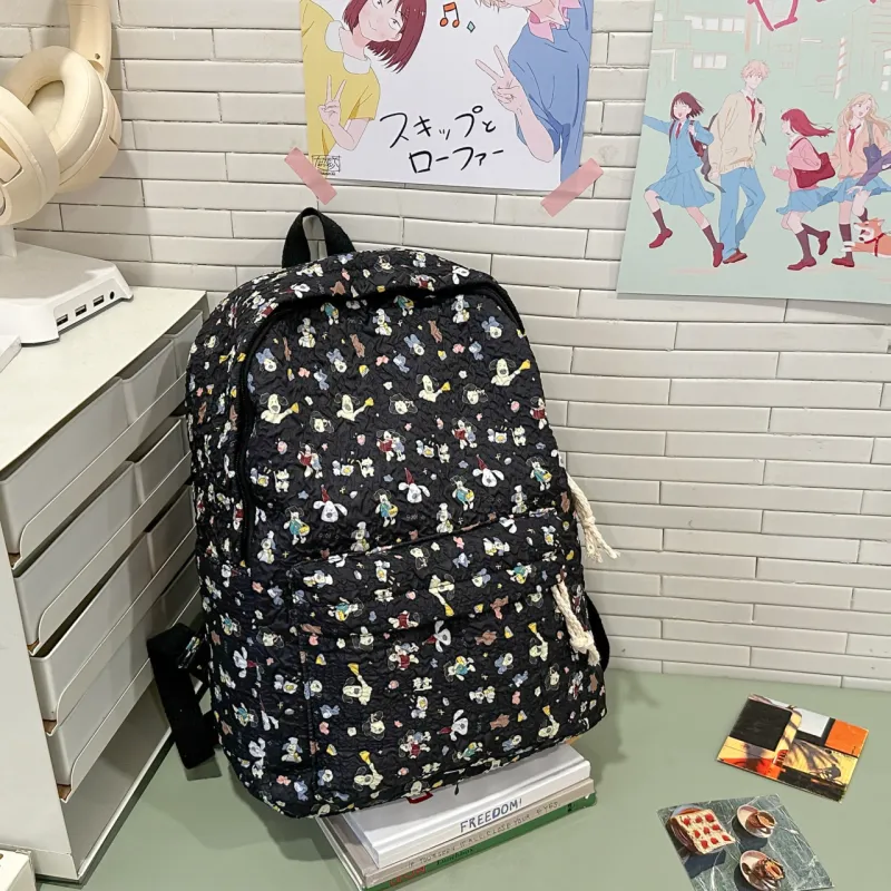 Parker Bear Nylon Backpack Regular Women's Multicolor-1