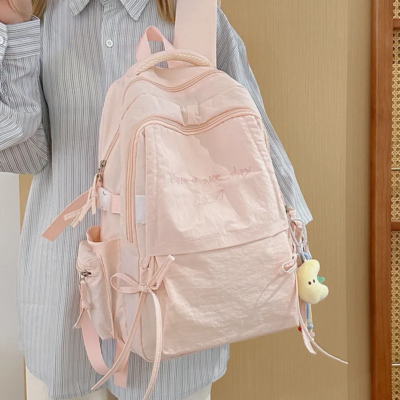 Parker Bear Nylon Backpack Regular Unisex Multicolor-27