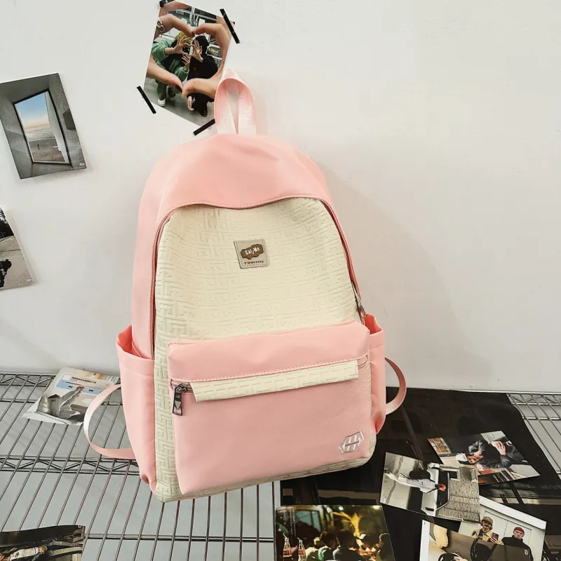Parker Bear Nylon Backpack Unisex Multicolor-6