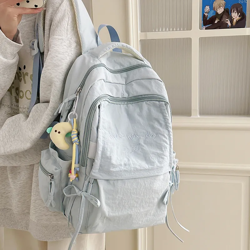 Parker Bear Nylon Backpack Regular Unisex Multicolor-20