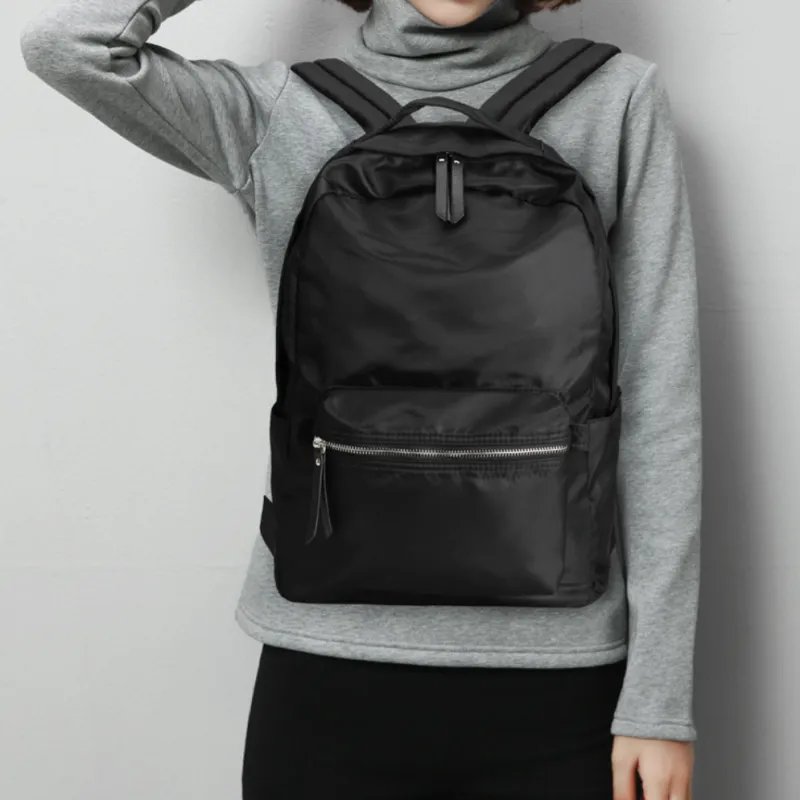 MingLu Oxford Backpack Regular Unisex Blue/Black-4