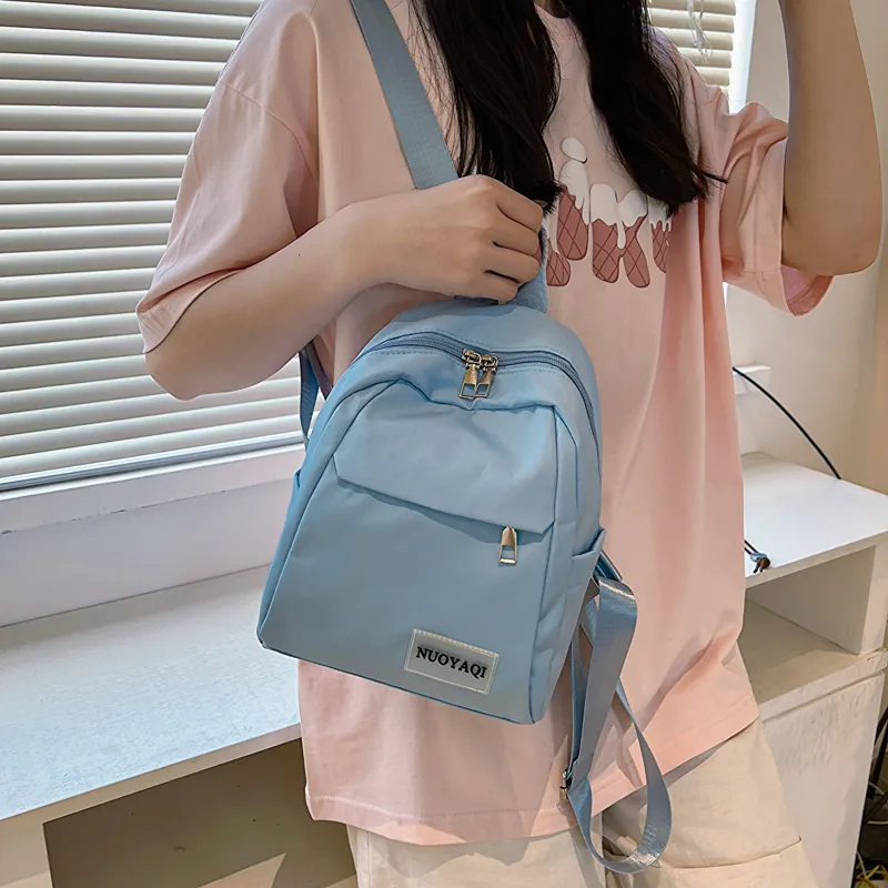 Parker Bear Canvas Carry Backpack Regular Unisex Black/White/Ecru/Pink/Blue/Burgundy-34