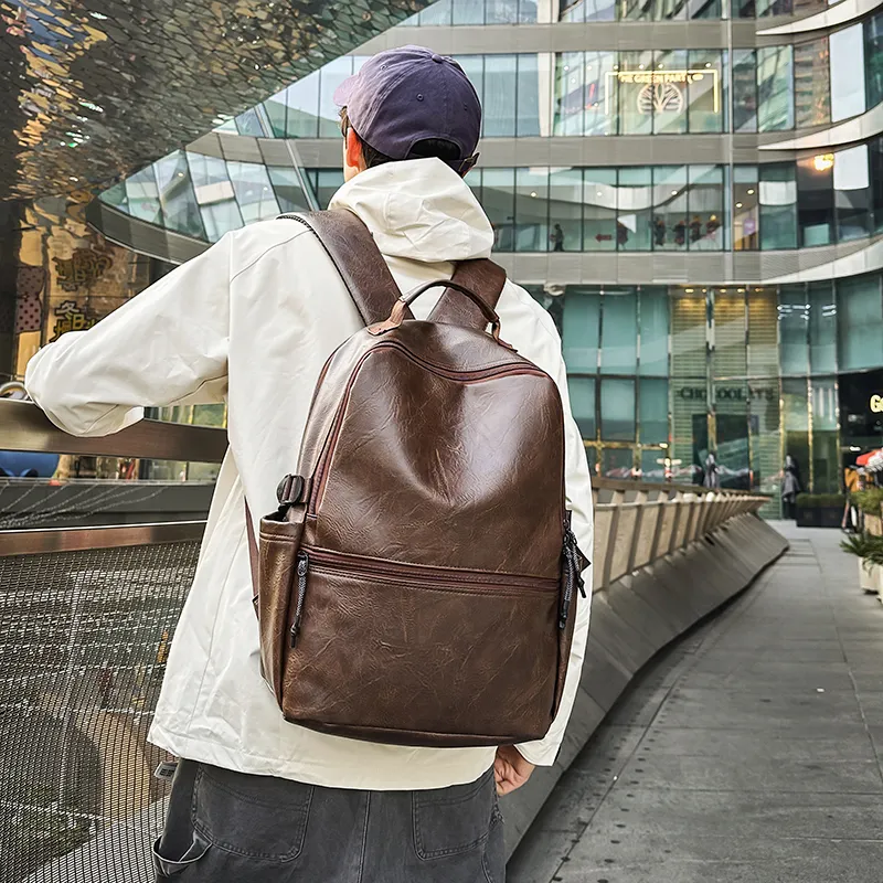 MingLu PU Backpack Regular Unisex Multicolor-9