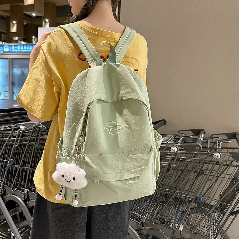Parker Bear Nylon Backpack Unisex Multicolor-14