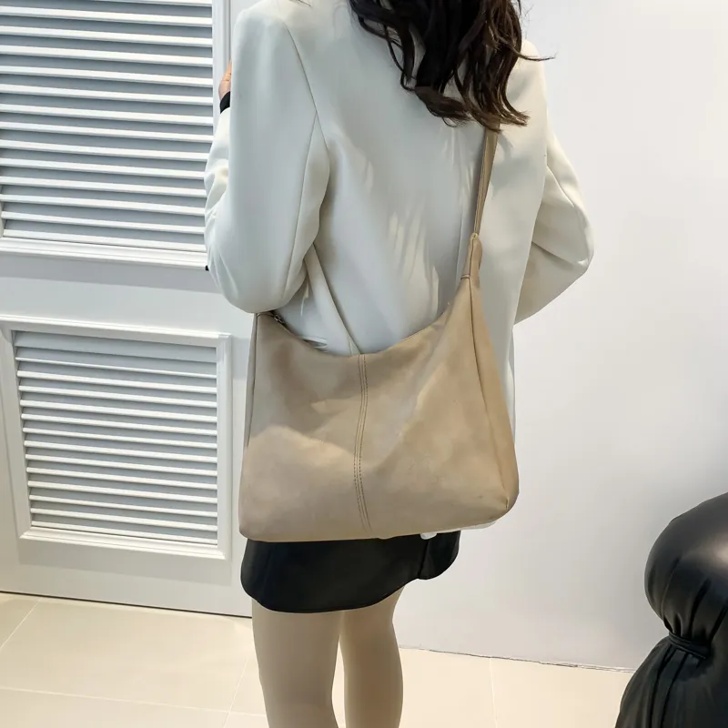MingLu PU Shoulder Bag Crossbody Bag Regular Unisex White/Khaki/Black/Coffee/Pink-6