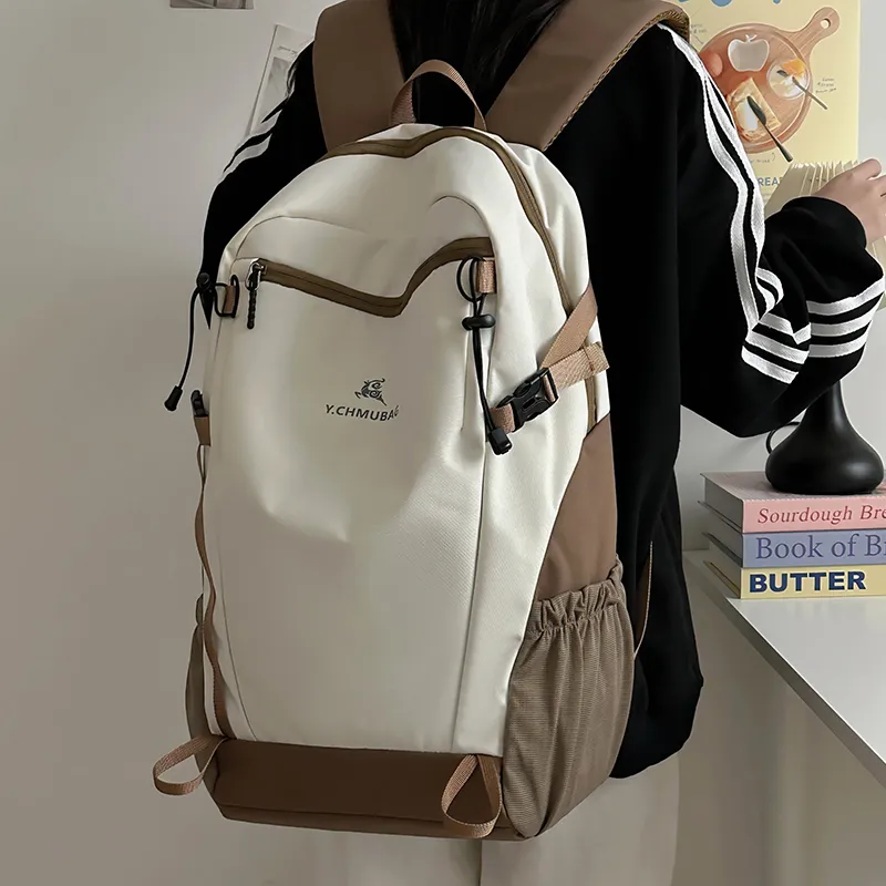 MingLu Nylon Backpack Unisex Multicolor-12