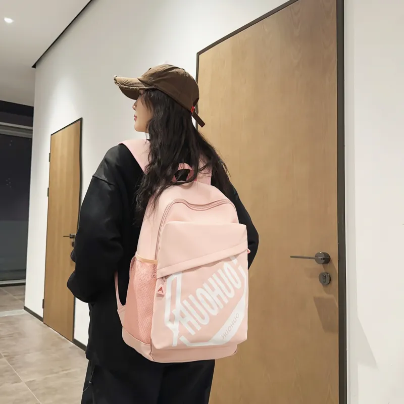 MingLu Nylon Backpack Unisex Multicolor-8