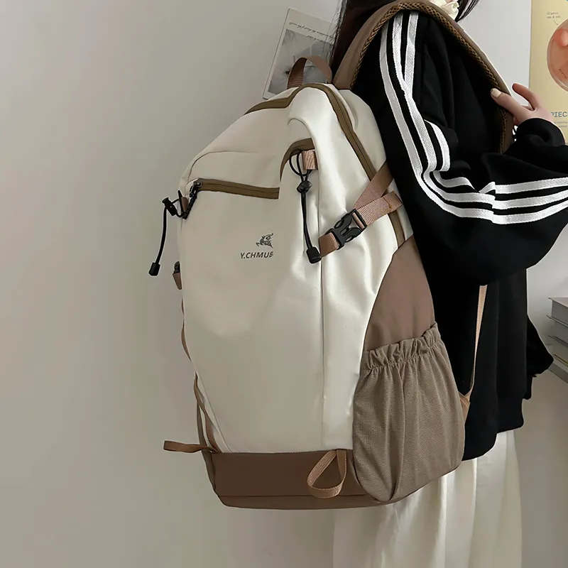 MingLu Nylon Backpack Unisex Multicolor-13
