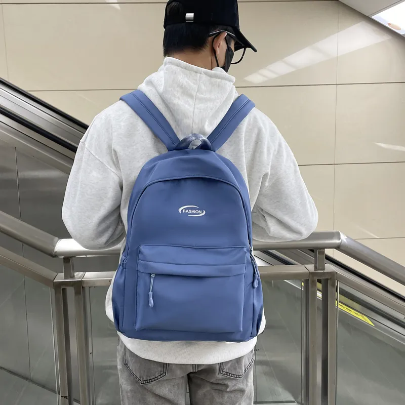 Parker Bear Nylon Backpack Unisex Multicolor-11