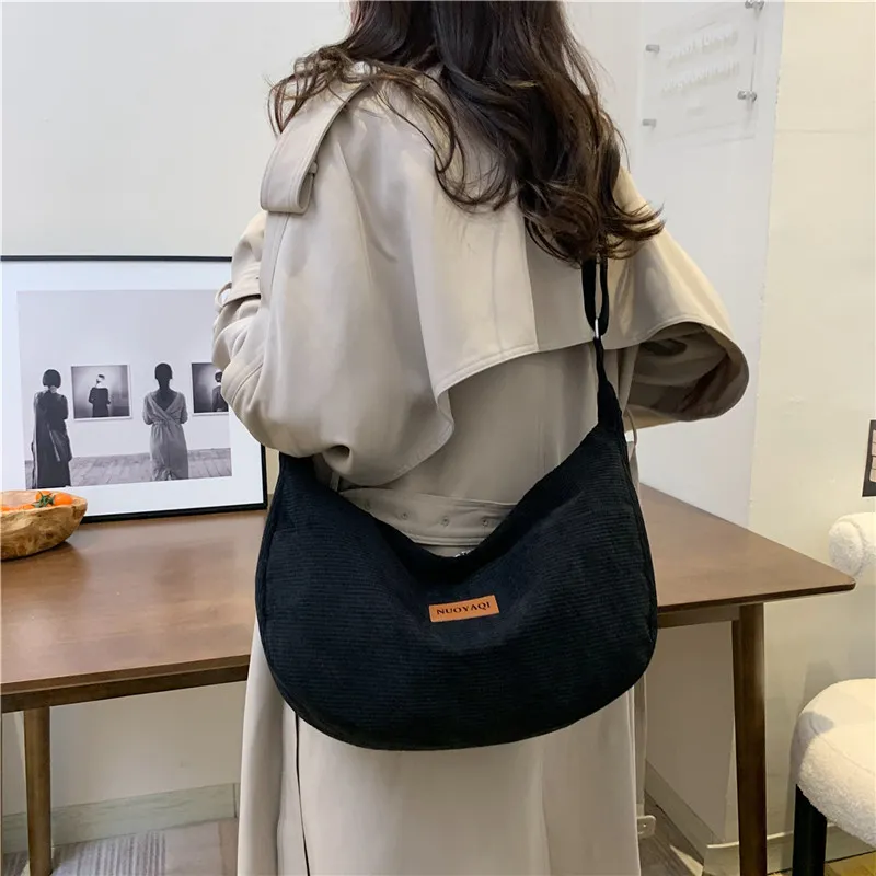 Parker Bear Canvas Canvas Bag Shoulder Bag Crossbody Bag Regular Unisex Black/Khaki/Brown/White/Gray/Pink-3