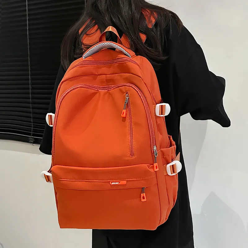 MingLu Nylon Backpack Unisex Multicolor-15