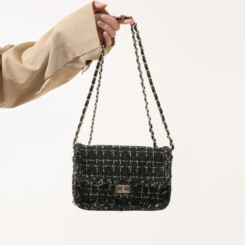MingLu Woven Shoulder Bag Crossbody Bag Women's Multicolor-8