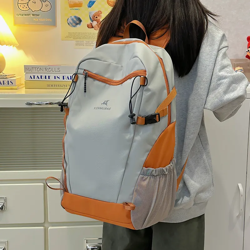 MingLu Nylon Backpack Unisex Multicolor-16