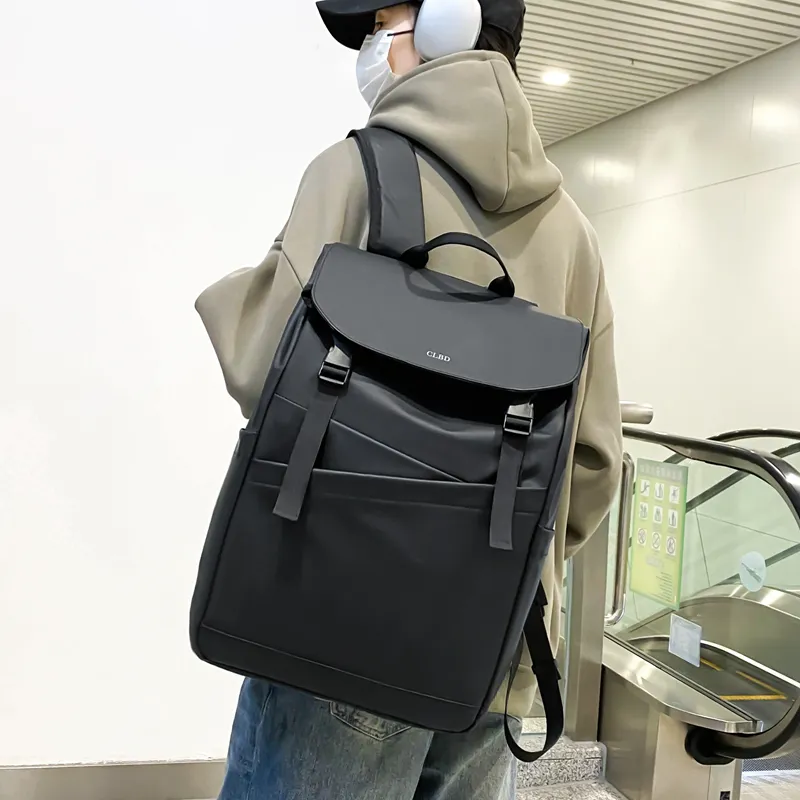 MingLu Membrana Dermalis Backpack Regular Unisex Classic Black/Premium Gray-9