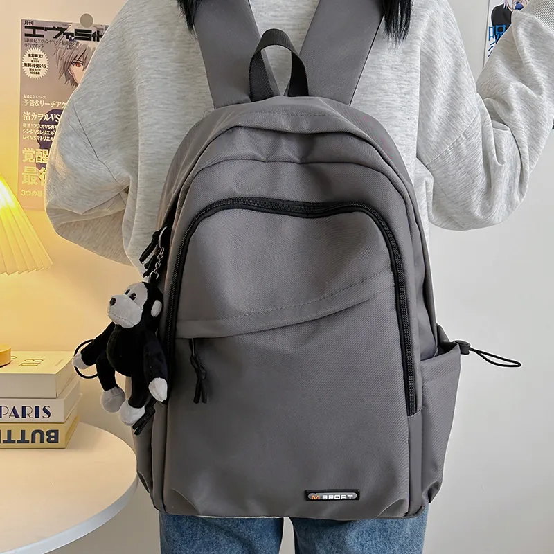 Parker Bear Nylon Backpack Regular Unisex Multicolor-12