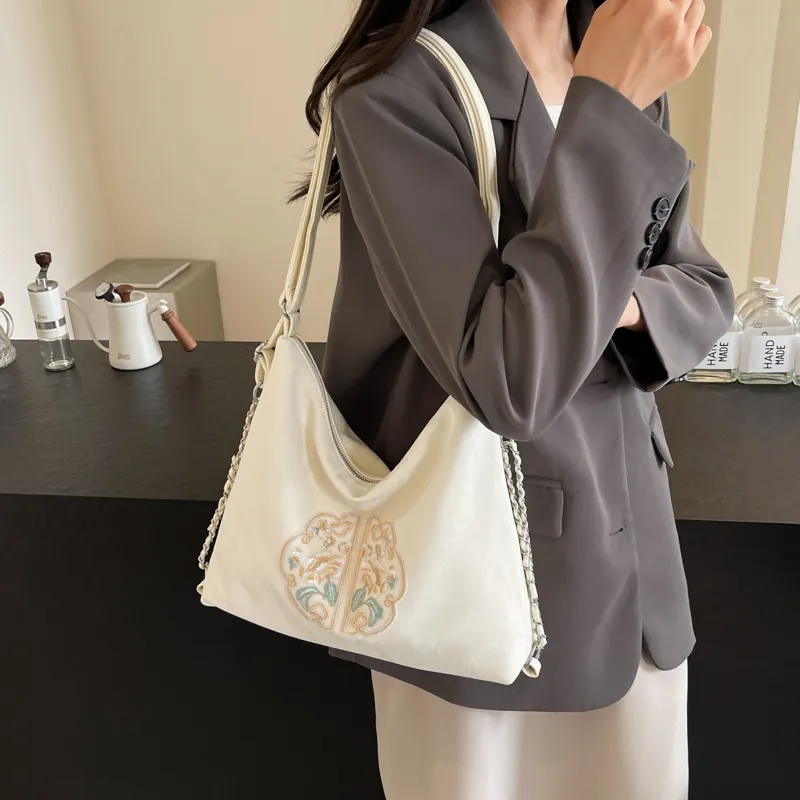 MingLu PU One Shoulder Backpack Handbag Women's Black/Ecru/Silver/Pink-10