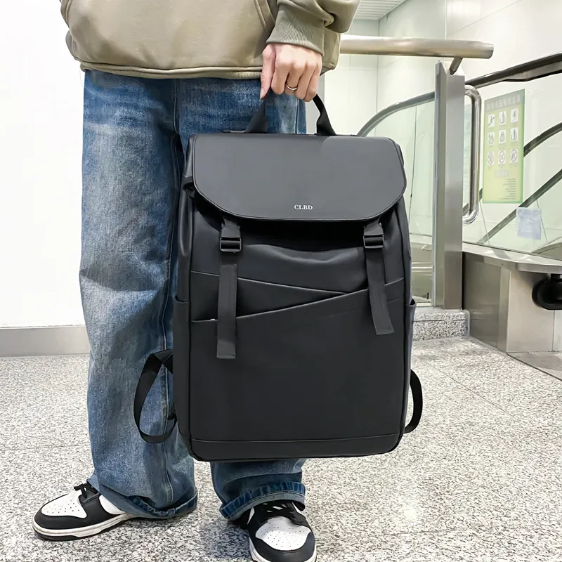 MingLu Membrana Dermalis Backpack Regular Unisex Classic Black/Premium Gray-10